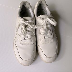 Everlane original Court Sneaker shoes White Leather upper Unisex Size 8.5